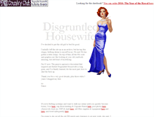 Tablet Screenshot of disgruntledhousewife.com